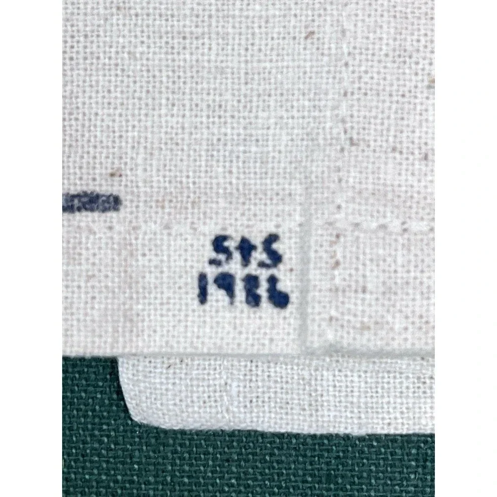 Vintage Farmhouse Hand Painted Amish Country Couple Hand Towels Cottage Charm